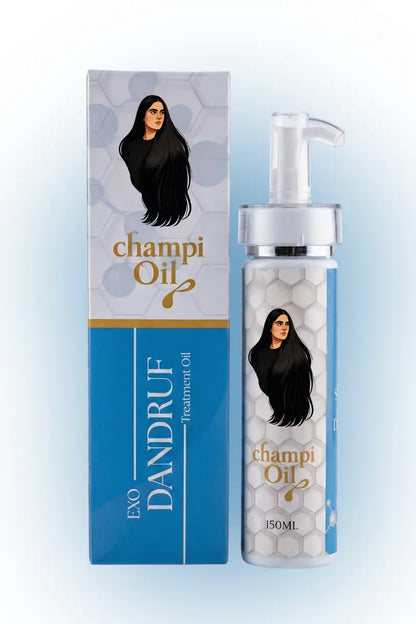 EXO dandruff treatment oil by Champi Oil for itchy scalp and dandruff